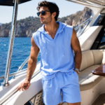 Men’s Summer Linen Two-Piece Set