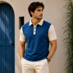 Color Block Polo Shirt
