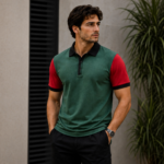 Color Block Polo Shirt - Image 2