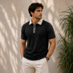 Color Block Polo Shirt - Image 3