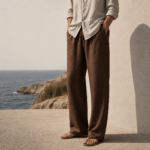 Wide-Leg Casual Pants